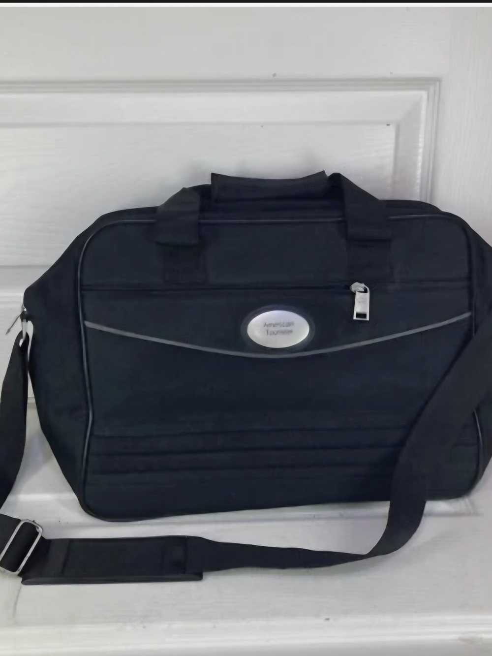 American Tourister NEW Black  Messenger Bag Or Carry-on with Shoulder Strap